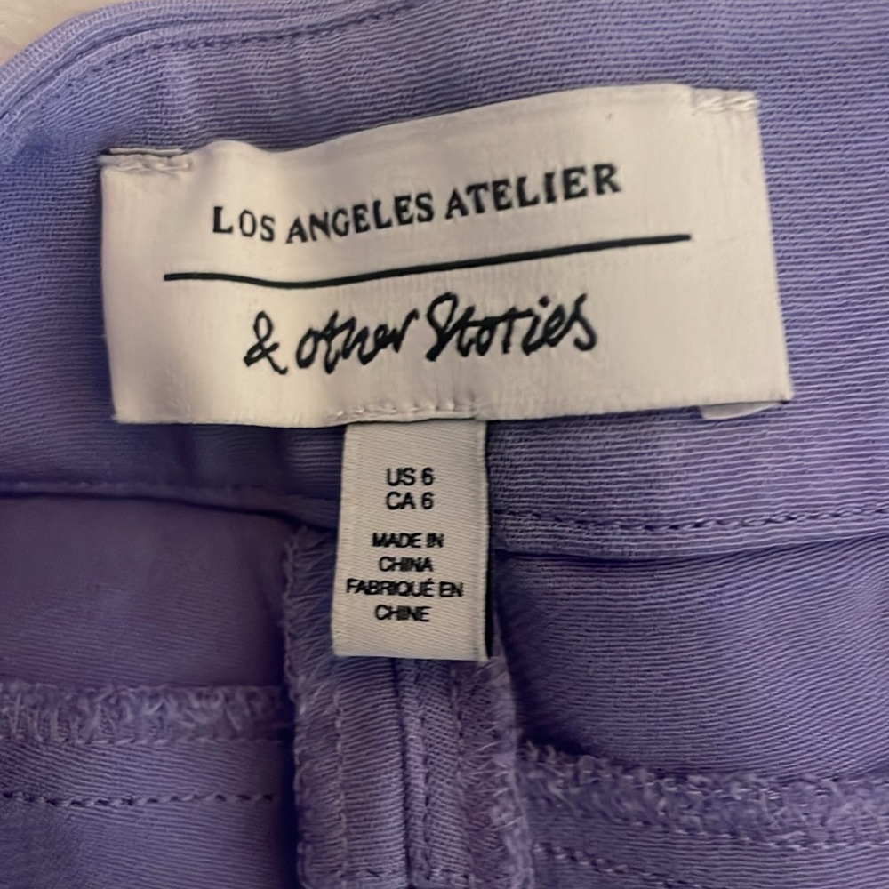 & Other stories Lilac tailored Women's Pants. Size US 6 - Picture 7 of 7